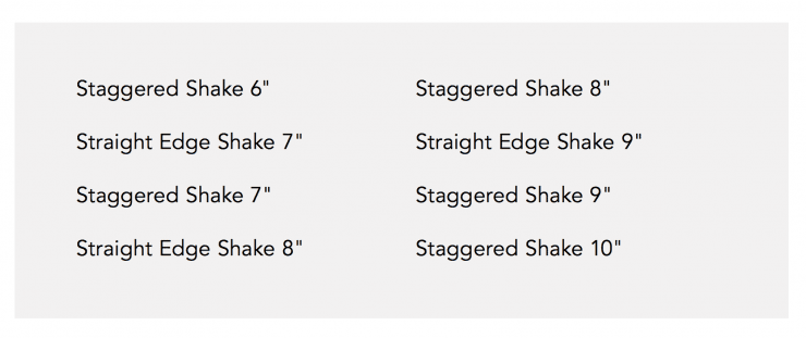 Shake Profiles